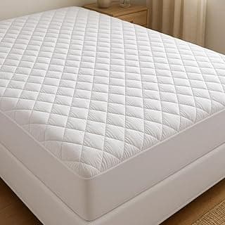 Capa protetora antialérgica e antiácaro para colchão queen size branco
