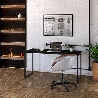 Escrivaninha Trevalla Kuadra Me150-E10 Industrial 150cm Preto Onix