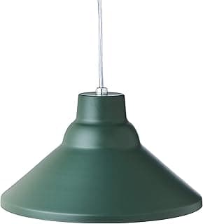 Pendente Redondo 1 Lâmpada Soquete. Pantoja & Carmona. 6031. 60 W. Verde Bivolt