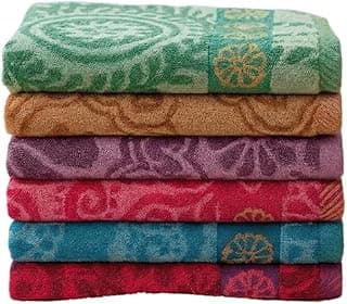Kit de toalhas de banho estampadas em cores vibrantes para praia e piscina