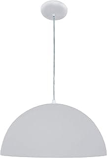 Pendente 1 Luz, LLUM Bronzearte, 36192, 105W, Branco, 40 cm