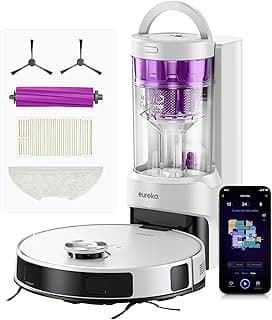Robô aspirador Eureka Combo E20 Plus com acessórios e controle por smartphone