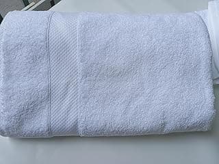 TEKA Toalha de Banho Safira Luxury, Branca, Algodão Penteado, 90x150 cm, 670 g/m², Fio Penteado Grossa