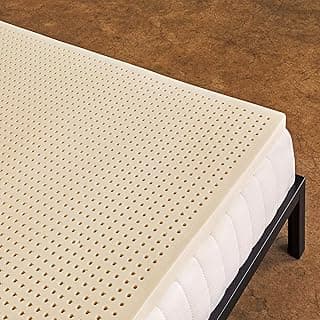 Topper de colchão de látex natural puro verde - macio - 7,6 cm - tamanho solteiro (certificado orgânico GOLS)
