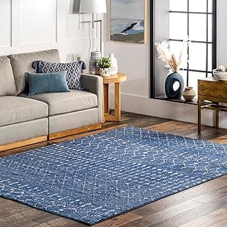 nuLOOM Tapete marroquino Blythe Accent 2x3, azul escuro